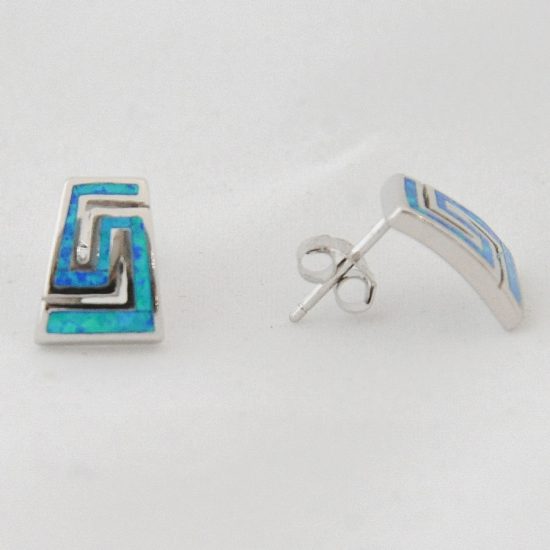 Σκουλαρίκι Στίκ Μαίανδρος Οπάλ