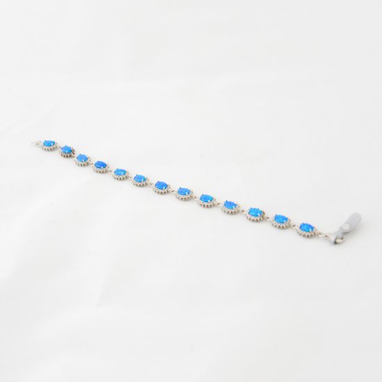 Βραχιόλι Ροζέτα Οπάλ με Ζιργκόν